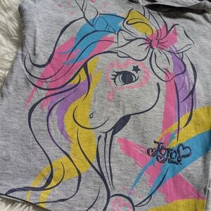 Nickelodeon Unicorn Horse Graphic Hooded Shirt, Size XS (4/5)